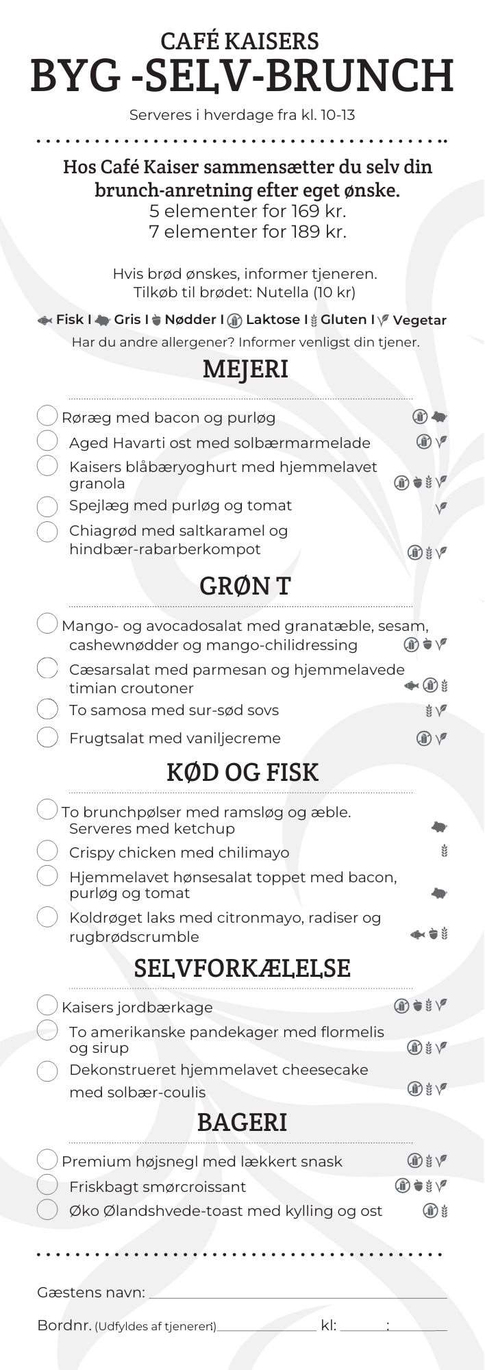 café kaiser - byg selv brunch - juni 25